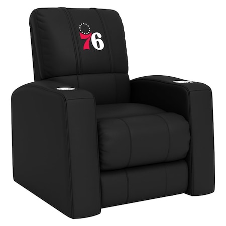 Dreamseat Home Theater Recliner with Philadelphia 76ers Secondary XZ418301RHTCDBLK-PSNBA32013